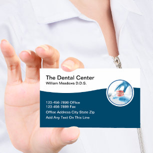 Cartão de Visita de Implantes Dentários e Próteses