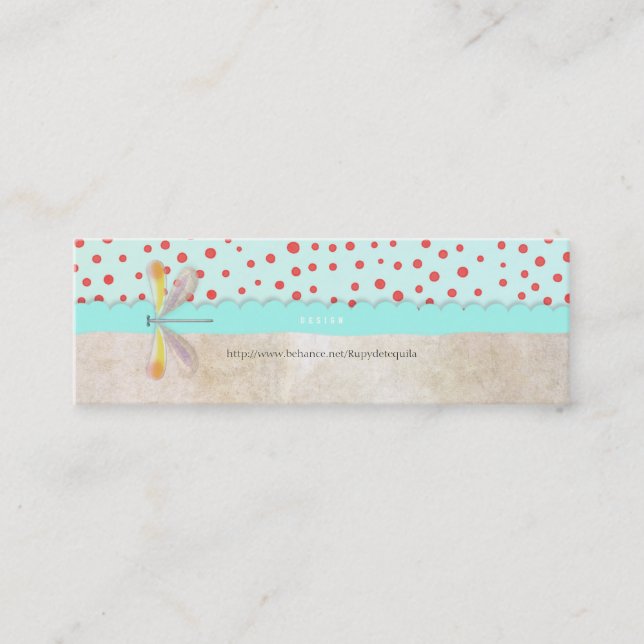 Cartão de visita de Insetos (Frente)