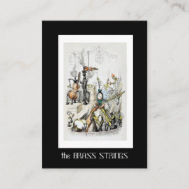 Cartão de visita de J J Grandville para músicos