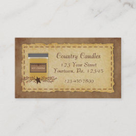 Cartão de visita de Jar Candle