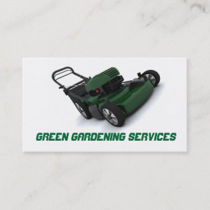 Cartão de visita de jardinagem