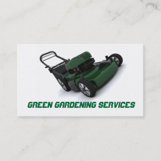 Cartão de visita de jardinagem