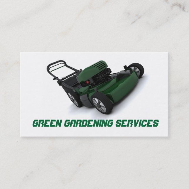 Cartão de visita de jardinagem (Frente)