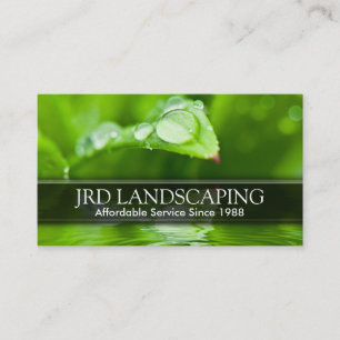 Cartão de visita de jardineiro Paisaging
