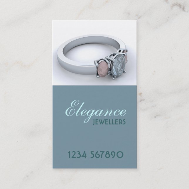 Cartão de visita de Joalheiros (Frente)