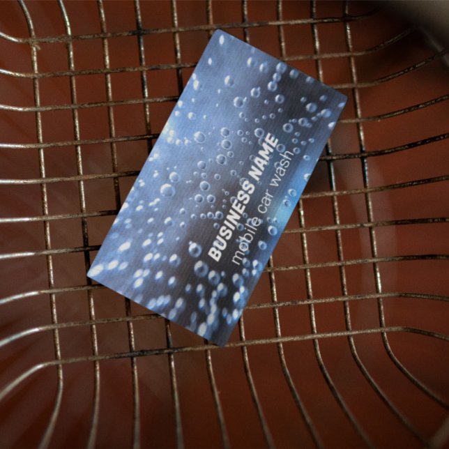 Cartão de visita de Lava-Automóvel (Criador carregado)