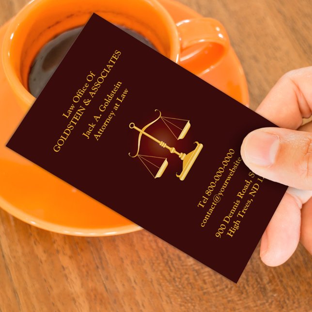 Cartão de visita de Lei (Criador carregado)