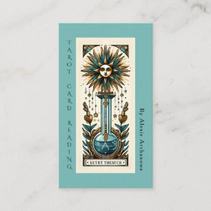 Cartão de Visita de Leitura de Cartas de Tarot Div