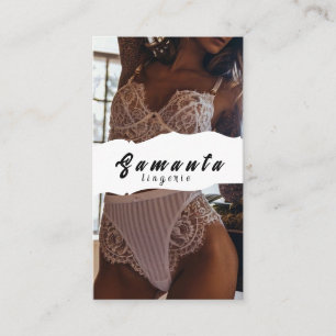 Cartão de Visita de Lingerie