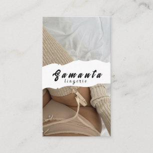 Cartão de Visita de Lingerie