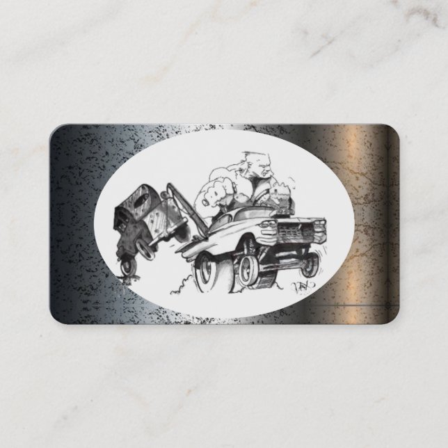 Cartão de visita de Linha Automática (Frente)