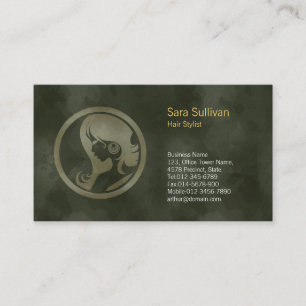 Cartão de visita de Lista de Estilos do Cabelo do 