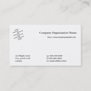cartão de visita de logotipo da empresa com múlt