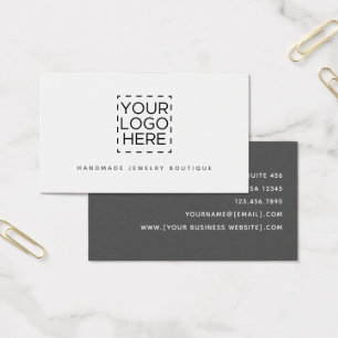 Cartão de visita de logotipo do Designer Moderno 