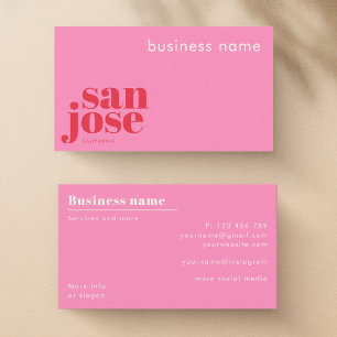 Cartão de Visita de Loja de Empresa de San Jose Ca