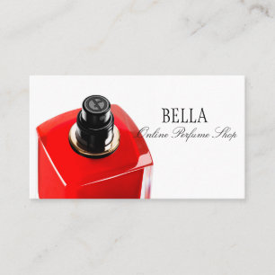 Cartão de Visita de Loja de Perfumes Online