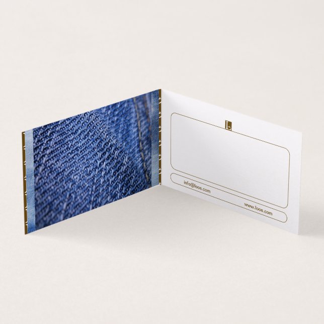 CARTÃO DE VISITA DE LOOS DOBRADOS (Interior)