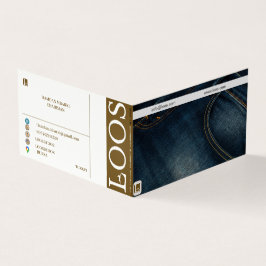 CARTÃO DE VISITA DE LOOS DOBRADOS