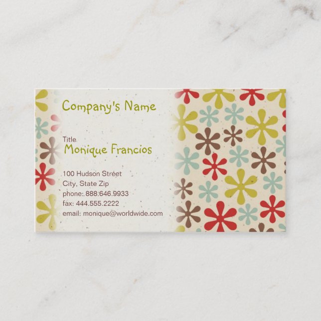 Cartão de visita de Lulu (Frente)