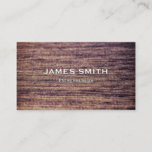 Cartão de visita de madeira do revestimento de