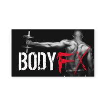 Cartão de visita de Malhação do Gym para Treinador