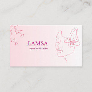 Cartão de Visita de Maquiador LAMSA B Elegante R