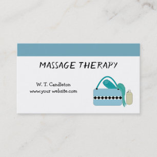 Cartão de visita de Massagem