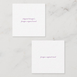 cartão de visita de matriz padrão quadrado de 2,5"