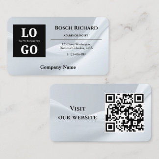 Cartão de Visita de Médico Personalizado Logotipo