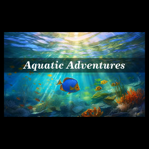 Cartão de visita de mergulho / Snorkeling