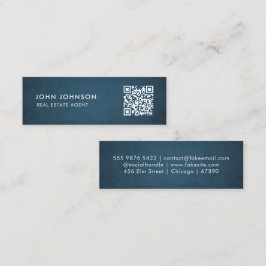 Cartão de visita de Mini Código QR