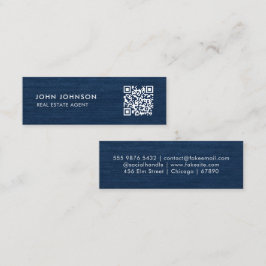 Cartão de visita de Mini Código QR