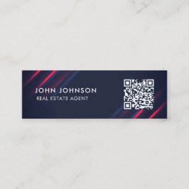 Cartão de visita de Mini Código QR