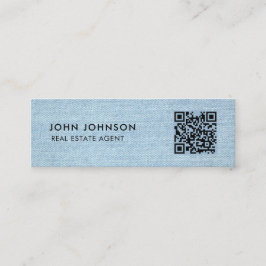 Cartão de visita de Mini Código QR