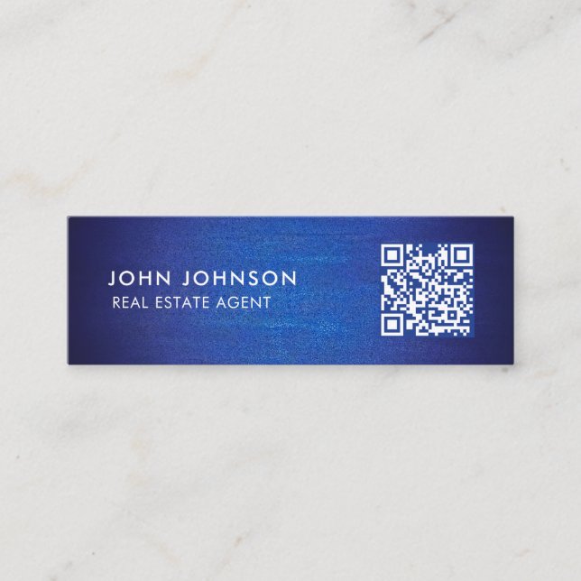 Cartão de visita de Mini Código QR (Frente)