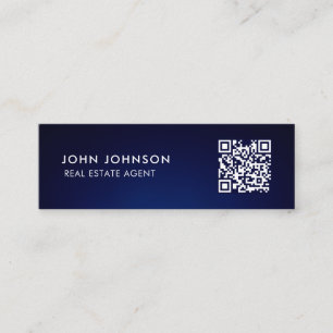 Cartão de visita de Mini Código QR