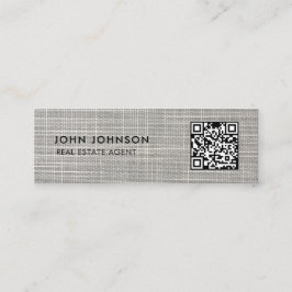 Cartão de visita de Mini Código QR