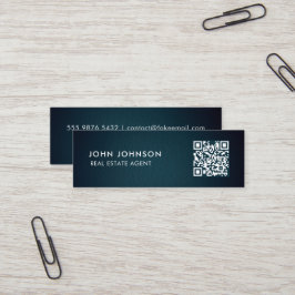 Cartão de visita de Mini Código QR