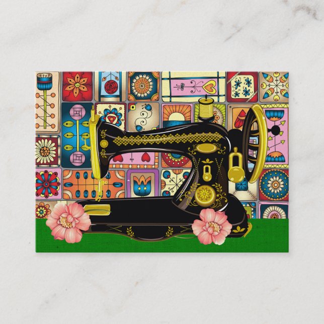 Cartão de visita de Moda/Seamstress - SRF (Frente)