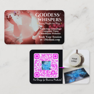 Cartão de visita de Modelo de código QR