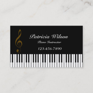Cartão de visita de música