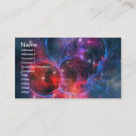 CARTÃO DE VISITA DE NEBULA ESCURO