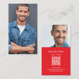 Cartão de Visita de Negócios com Foto Essenciais p