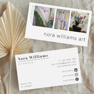 Cartão de Visita de Negócios de arte design artist