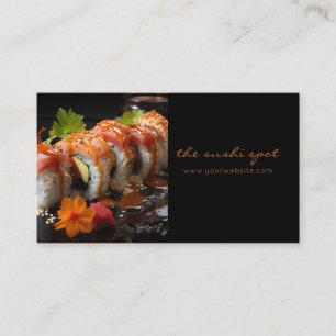 Cartão de Visita de Negócios de Chef de Sushi Rest