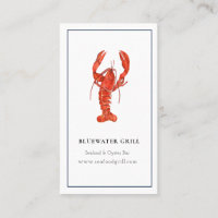 Cartão de visita de negócios de restaurante, chef