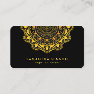 Cartão de Visita de Negócios de Yoga com Logotipo