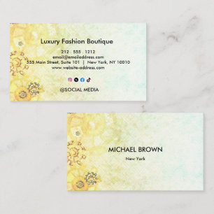 Cartão de Visita de Negócios Elegante Fashion Bout