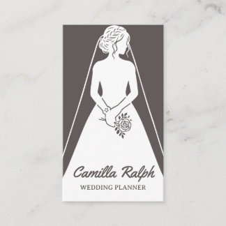 Cartão de Visita de Organizador de Casamento Elega