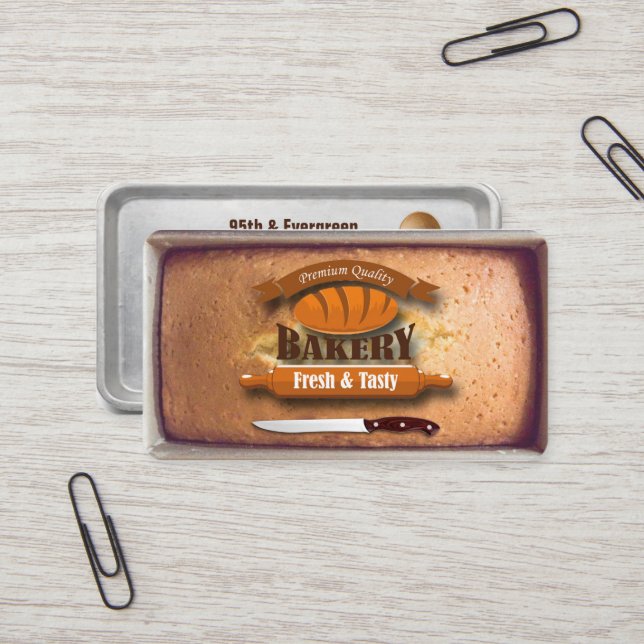 cartão de visita de padaria (Frente/Verso In Situ)